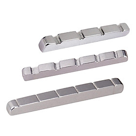 3-6pack Stainless Steel Guitar/Bass Slotted Nut for Strat/Squier Electric Guitar