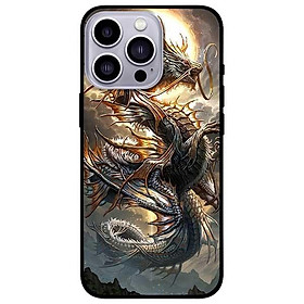 Ốp lưng dành cho Iphone 13 Mini - Iphone 13 - Iphone 13 Pro -  Iphone 13 Pro Max - Rồng Trăng