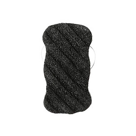 Mút rửa mặt / mút tắm Konjac Nhật Bản làm sạch cơ thể tẩy trang mát xa tẩy tế bào chết MINISO NATURAL KONJAC CLEANSING SPONGE (màu đen) chính hãng - MNS084