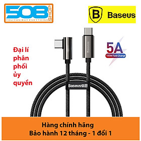 Mua Cáp sạc Baseus iPhone 20W đầu gập  Cáp sạc Type C to IP Baseus Legend Series Elbow Fast Charging Data Cable Type C to IP PD 20W