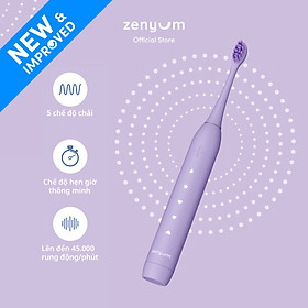 Bàn Chải Điện Zenyum Sonic 2.0 Màu Tím- Công Nghệ Singapore