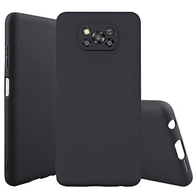 Ốp lưng cho Xiaomi Poco X3 NFC nhựa dẻo TPU Đen - che camera