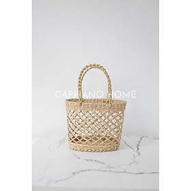 Mua Giỏ cói đan đựng đồ - làn đi picnic đựng hoa quả  giỏ decor treo | Cappiano Home