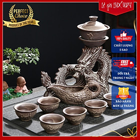 Mua Bộ ấm trà Rồng xoay KUNGFU cao cấp  Bộ ấm trà đạo  Bộ ấm chén uống trà phong cách Tân Cổ Điển  Bộ ấm trà nhập khẩu