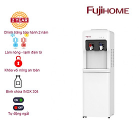 Cây nước nóng lạnh Fujihome WD5320E ( 2 vòi nóng-lạnh, tự động ngắt ) Hàng Chính hãng