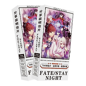 (BÌA NGẪU NHIÊN) Hộp ảnh POSTCARD mẫu mới FATE: STAY NIGHT anime
