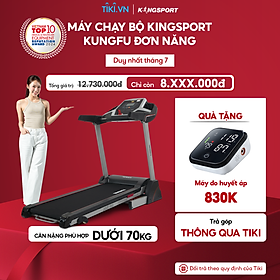 Máy chạy bộ KINGSPORT Kungfu đơn năng, tiết kiệm điện năng, gấp gọn tại nhà