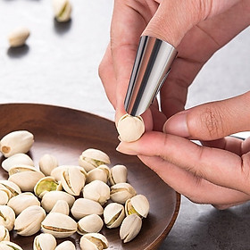 Mua Bộ 2 dụng cụ bóc tách vỏ tiện ích bảo vệ ngón tay inox - 4x2.5cm 5g