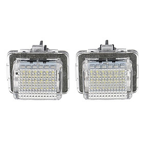 2 Piece LED Number Plate Lights for Mercedes Benz C W204 E W212 S W221 CL