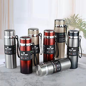 Bình Giữ Nhiệt Inox 304 2 Lớp Vacuum Bottle 1000ML Tiện Dụng