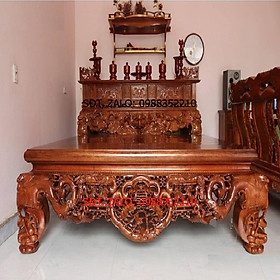 Mua Sập Nằm Ngũ Phúc Cài Mai Cỡ Đại Gỗ Hương Đá