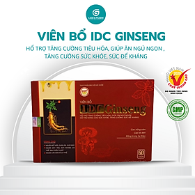 Vitamin IDC Ginseng, Tăng đề kháng bổ sung vitamin sức khỏe, hộp 60 viên