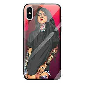 Ốp kính cho iPhone X THỜI TRANG NỮ 1 - Hàng chính hãng