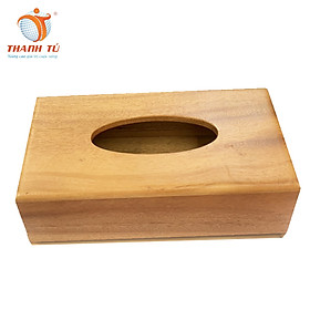 Hộp Khăn Giấy Cao Cấp Gỗ Xà Cừ - Hộp Đựng Khăn Giấy Chữ Nhật 12x24cm