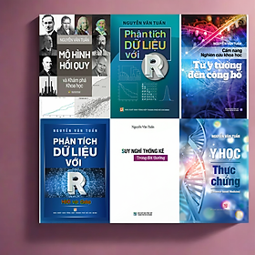 Hình ảnh COMBO SÁCH CỦA TÁC GIẢ NGUYỄN VĂN TUẤN: Phân tích dữ liệu với R + Phân tích dữ liệu với R - Hỏi và đáp + Cẩm nang nghiên cứu khoa học: Từ ý tưởng đến công bố + Mô hình hồi quy + Suy nghĩ thống kê trong đời thường + Y học thực chứng