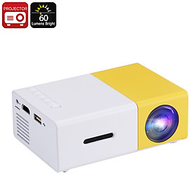 ROGTZ Máy chiếu mini LCD LED Projector YG300D - Hàng Nhập Khẩu