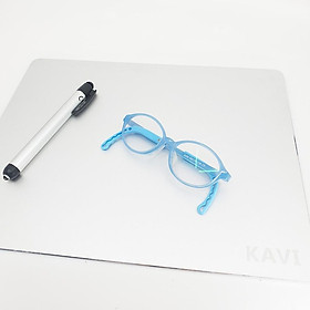Kính chống ánh sáng xanh trẻ em từ 6-10 tuổi Kavi KV045, kính kèm đai chun để đeo khi hoạt động giúp chống rơi