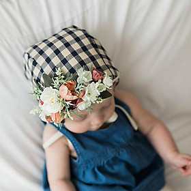 Top Baby Flower Hat Beanie Newborn Infant Toddler Girl Boy Kid Photo Prop