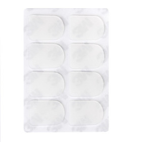 8 Pieces Clear Mouthpiece Patches Pads Clarinet Cushions Sax Cushions 0.8mm