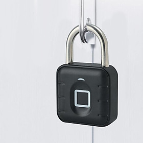 Fingerprint Padlock Touch Biometric Lock Keyless Portable Digital Lock Combination Lock for Suitcase Luggage Cabinet Hasp Cabinet Case