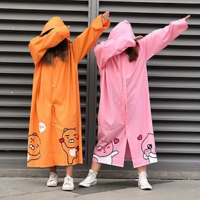 Mua ÁO MƯA MĂNG TÔ HÀN QUỐC DÁNG DÀI SIÊU CUTE NGỘ NGHĨNH  và bé đào - . HÀNG SẴN - GIÁ SỈ
