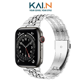 Dây Đeo Thép Dành Cho Apple Watch Ultra / Apple Watch Series, Kai.N DouBead Steel Band - Hàng Chính Hãng