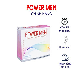 Bao Cao Su  Powermen Gia Đình (Hộp 144 Cái) - Hộp 144 BCS Powermen ôm sát, siêu mỏng, kéo dài thời gian - che tên sp khi giao hàng 