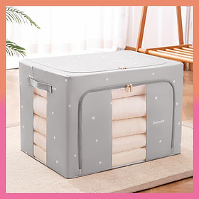 Mua Hộp Đựng Đồ Đa Năng Bằng Vải Thùng Đựng Chăn Màn Quần Áo Khung Thép Siêu Bền Gấp Gọn Mẫu Hoa Tuyết Sang Trọng