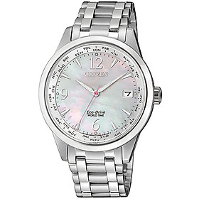 Đồng Hồ Nữ Citizen Dây Thép Không Gỉ FC8001-87D - Mặt Xà Cừ (Sapphire)