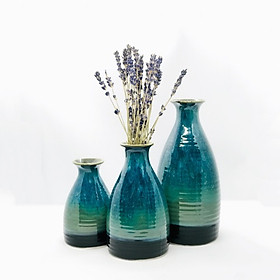 Set 3 Lọ Hoa Gốm Sứ Cao Cấp Size To