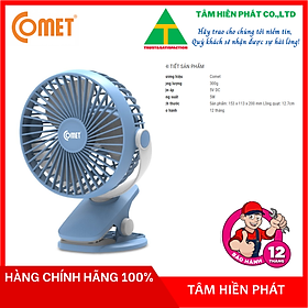 Mua Quạt Sạc Comet CRF0705 (5W) - Hàng chính hãng