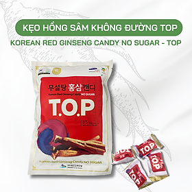 Kẹo Hồng Sâm Không Đường T.O.P Daesan Hàn Quốc - 500g