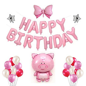 Bộ bong bóng sinh nhật cho bé gái tuổi hợi