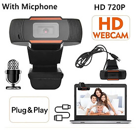 Mua Webcam Cho Máy Tính PC Laptop 720p FullHD Kèm Mic Tích Hợp Micro To Rõ Cho Cuộc Gọi Video Call Zoom Góc Siêu Rộng New Chất Lượng Cao Để Live Stream Học Online Hàng Nhập Khẩu
