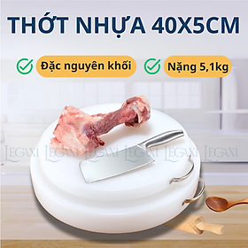 Mua Thớt Nhựa 40x5cm Có Quai Xách  Nhựa PE Nguyên Khối Kháng Khuẩn Cắt Thịt Rau Củ Cho Gia Đình Nhà Hàng