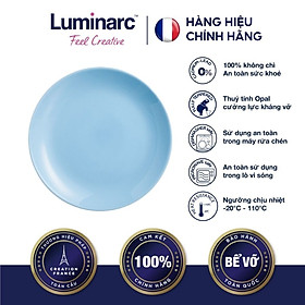 Mua Bộ 6 Đĩa Thuỷ Tinh Luminarc Diwali Light Blue 27cm - LUDIP2015