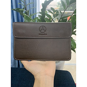 VÍ DA ĐỰNG ĐĂNG KIỂM, GIẤY TỜ Ô TÔ THƯƠNG HIỆU D.E.L CAO CẤP