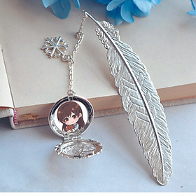 Bookmark lông vũ IN HÌNH Kanojo Okarishimatsu - Dịch Vụ Thuê Bạn Gái anime chibi