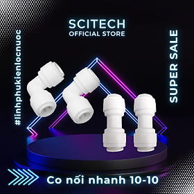 Mua Co nối nhanh 2 đầu dây dùng trong máy lọc nước (Co nối nhanh 2 đầu dây 6  Co nối nhanh 2 đầu dây 10  Co nối nhanh dây 10 ra dây 6...) - Combo 2 cái hoặc 5 cái hoặc 10 cái