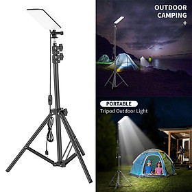 Tripod LED Portable Camping Light Rechargeable Outdoor Hiking Home Lantern