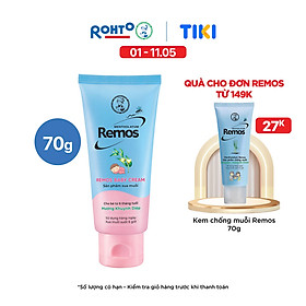 Hình ảnh Kem chống muỗi đốt cho bé từ 6 tháng tuổi hương khuynh diệp Rohto Mentholatum Remos Baby Cream 70g