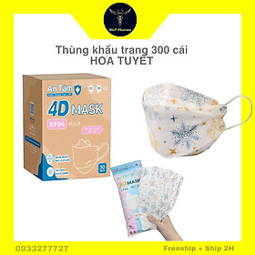 300 cái khẩu trang KF94 - 4D Hoa Tuyết An Tâm