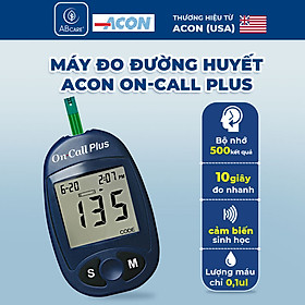 Máy đo đường huyết ACON On Call Plus - Đo nhanh trong 10S bảo hành trọn đời