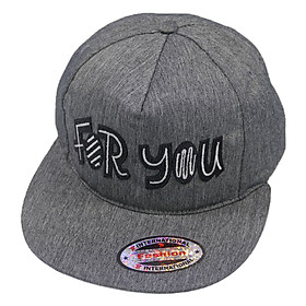 Mũ Snapback Hiphop nam thêu chữ For You đẹp mắt, thiết kế mỏ bằng năng động, cá tính - Hạnh Dương