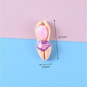 Charm tiên cá và người bơi lội vui nhộn cho các bạn trang trí vỏ ốp điện thoại, DIY
