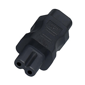 IEC320 Male C8 to C7 Female Power Adapter Converter Connector for Notebook