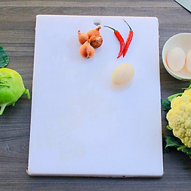 Mua thớt nhựa kháng khuẩn 40x40x3cm  dùng băm chặt thái  không lên mùn  bảo hành 1 năm