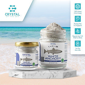 Nhập Khẩu Singapore Bột nêm Cá Cơm Trắng 20GR  80GR - CrystalSea, Chứng nhận SFA, hàm lượng Omega-3 DHA cao, tốt cho sự phát triển của não và xương, phù hợp