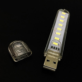 Đèn 8 led siêu sáng cắm USB vỏ nhựa