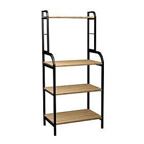 Mua Kệ Lò Vi Sóng 4 Tầng Gỗ  Chân Sắt Lắp Ráp Thông Minh Tiện Lợi KN 166 Nội Thất KENA